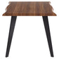 7 pcs wooden dining table with Velvet chairs