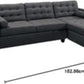 Reversible Tufted Sectional Sofa