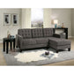 Reversible Tufted Sectional Sofa