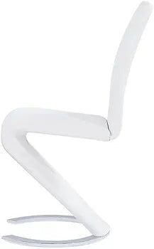 5 pcs glass dining table with leather chairs