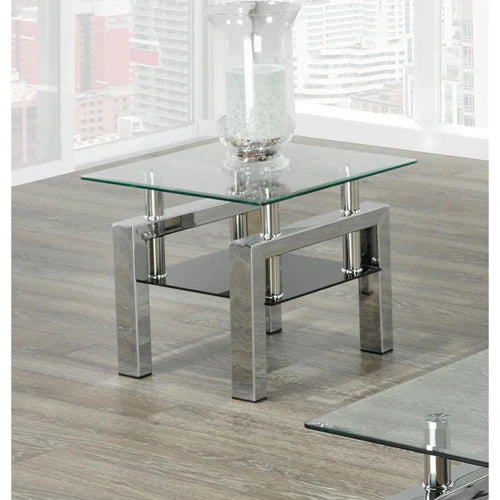 3  pcs glass coffee table