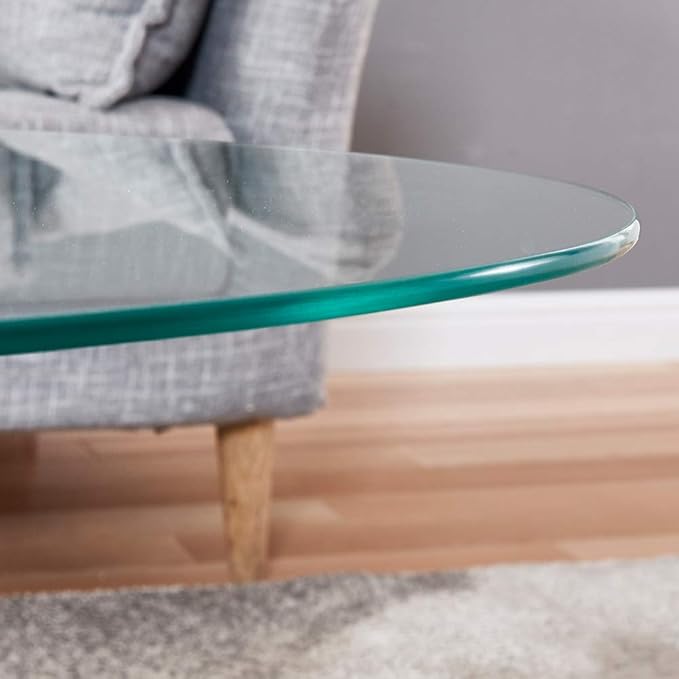 Glass coffee table