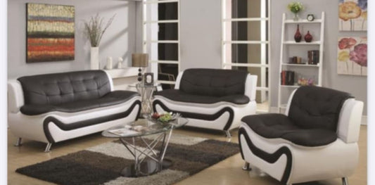 LEATHER 6 SEATER SOFA SET WD ( RANDY)