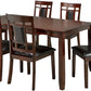 7 pcs wooden dining set