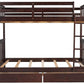 Single over Single Bunk Bed with storage