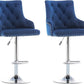 Velvet bar stools