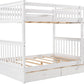 Single over Single Bunk Bed with storage