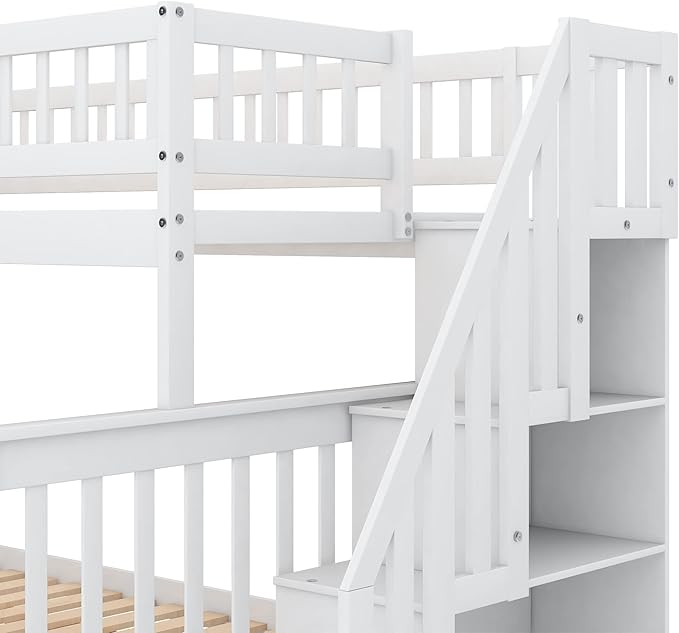 Ttwin over double trundle bunk bed