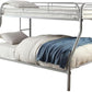 Twin over double metal bunk bed