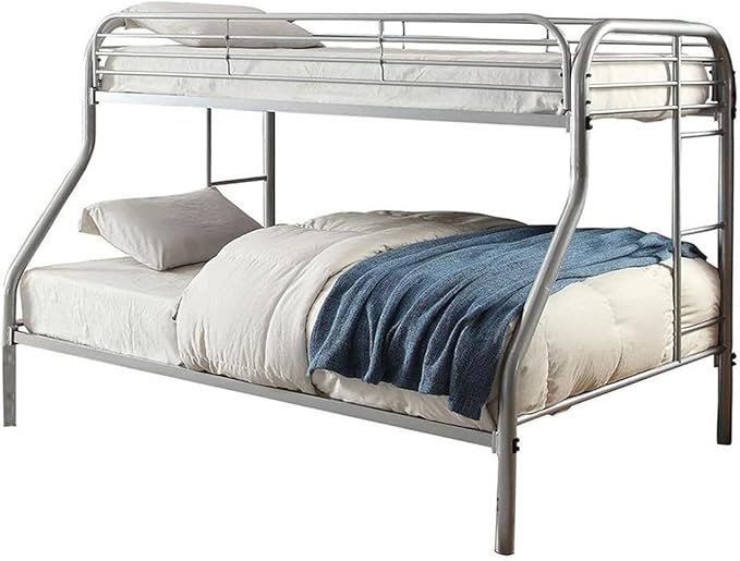 Twin over double metal bunk bed
