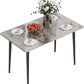 7 pcs marble dining table with Velvet chairs