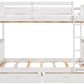 Single over Single Bunk Bed with storage