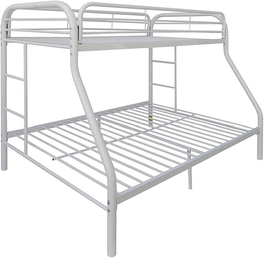 Twin over double metal bunk bed