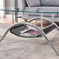 Glass coffee table