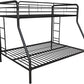 Twin over double metal bunk bed