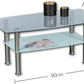 3 pcs Glass coffee table set