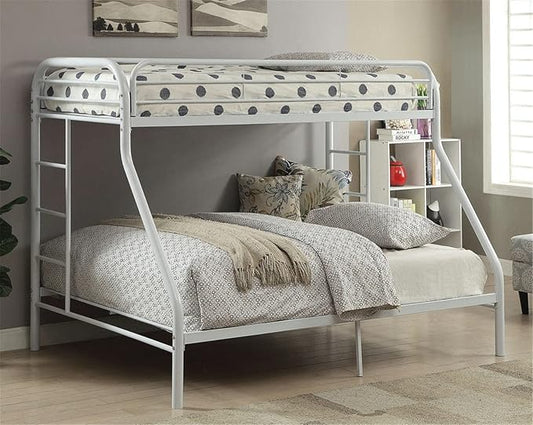 Twin over double metal bunk bed