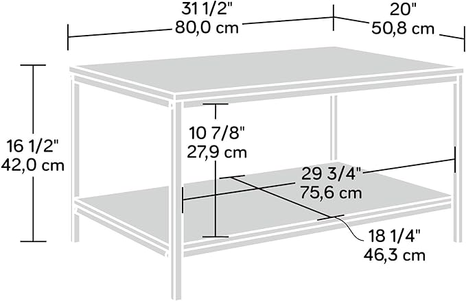 3 Pcs wooden coffee  table set