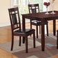 7 pcs wooden dining set