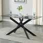 3  pcs glass coffee table set