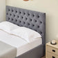 Velvet Upholstered Full Storage Bed Frame