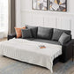 L shape sectional sofa bed with storage chaise