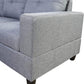 L shape 6 seater sectional couch with storage ottoman