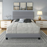 Adjustable Velvet Headboard And Bed