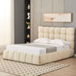 Velvet Upholstered Full Storage Bed Frame