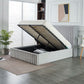Velvet Upholstered Full Storage Bed Frame