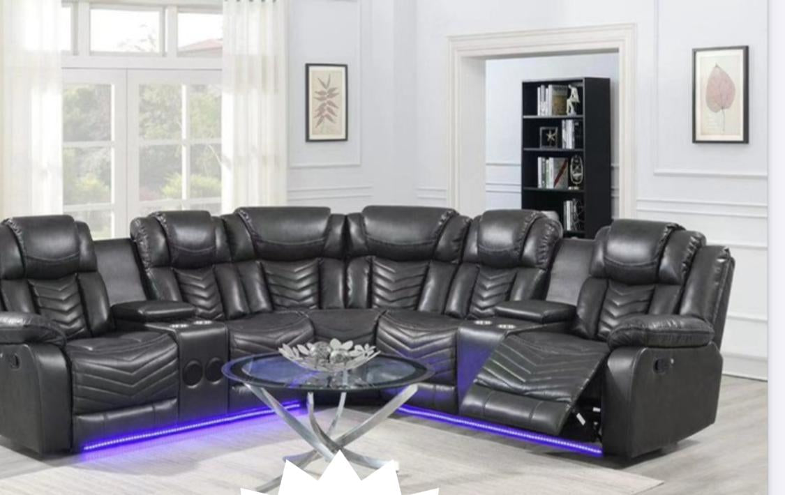 ELECTRIC RECLINER 6 SEATER SOFA SET