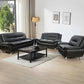 Leather couch set