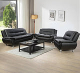 Leather couch set