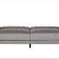 VELVET UPHOLESTERED TUFTED CONVERTIBLE SLEEPER SOFA