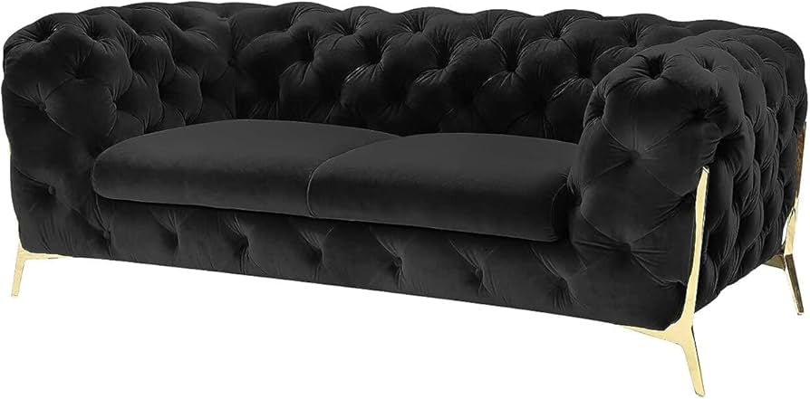 Velvet couch set