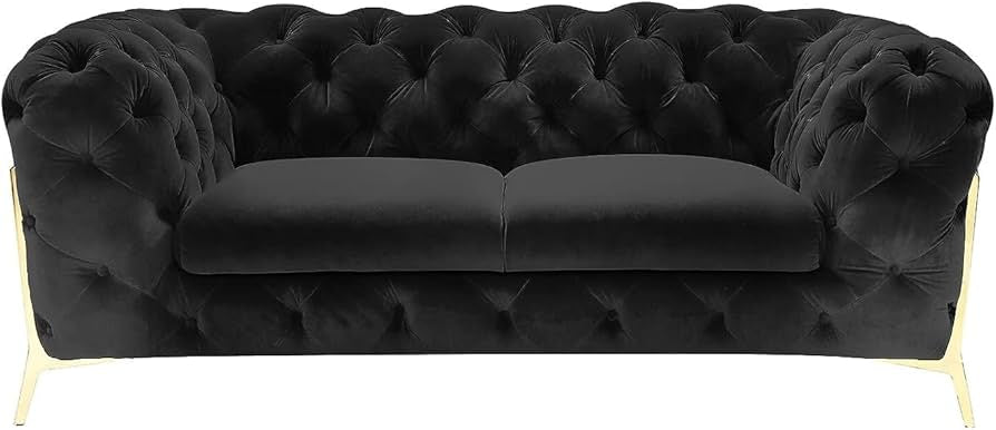 Velvet couch set