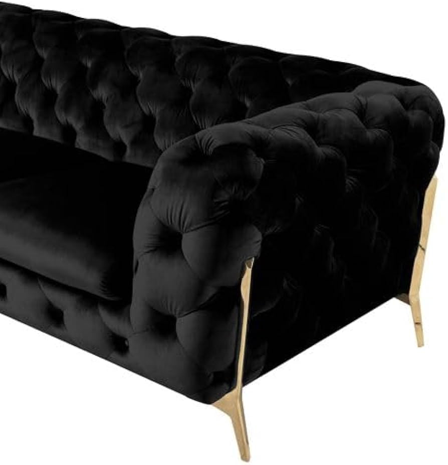 Velvet couch set