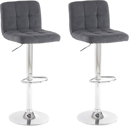 Swivel Fabric Kitchen Breakfast Bar Stool (1 pcs)