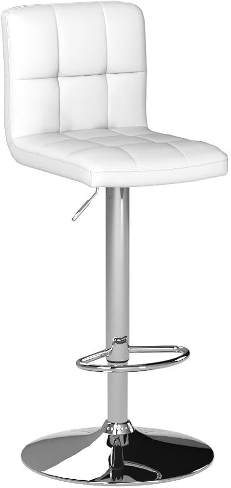 Armless Hydraulic Kitchen Counter Height Bar Stools