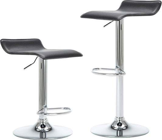 Chrome Air Lift Adjustable Swivel Bar Stool(1 pcs)