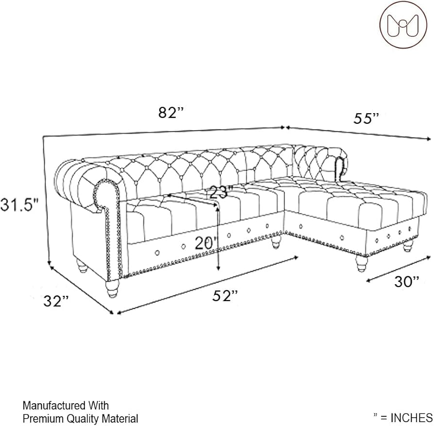L shape sectional couch