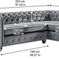 L shape sectional couch