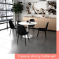 5 pcs dining table with chairs