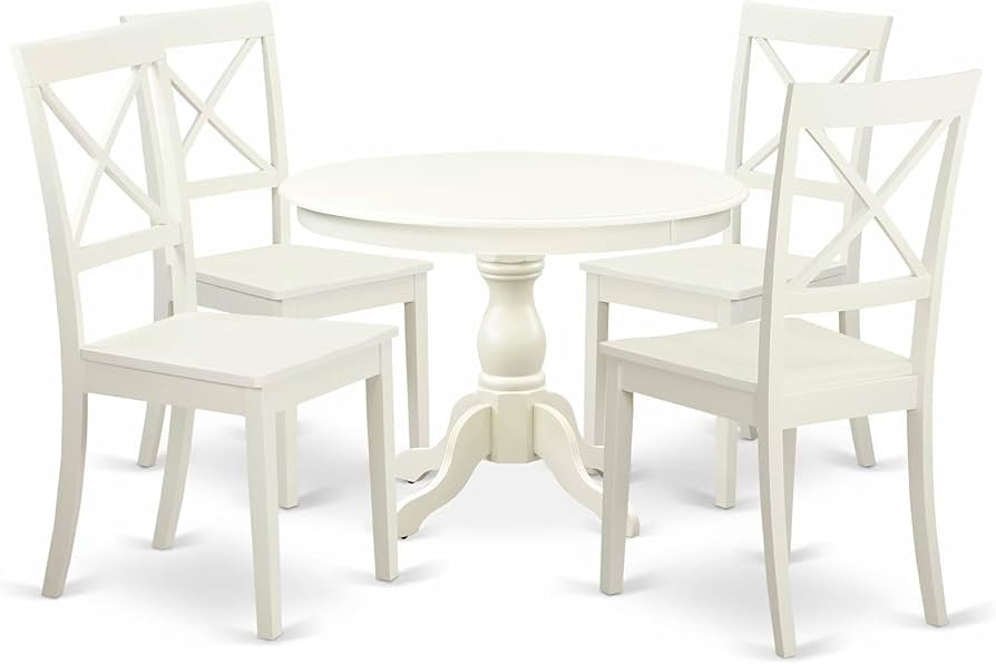 5 pcs wooden dining set