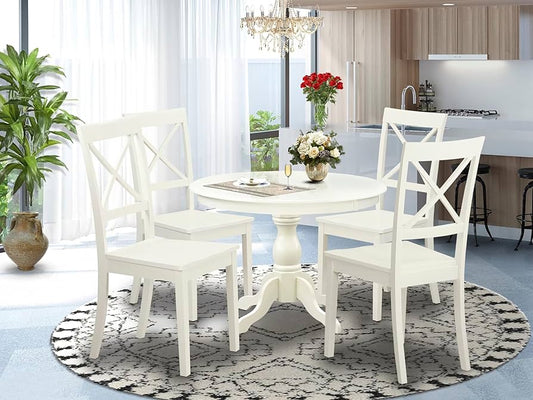 5 pcs wooden dining set