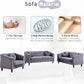 Velvet couch set