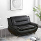 Leather couch set