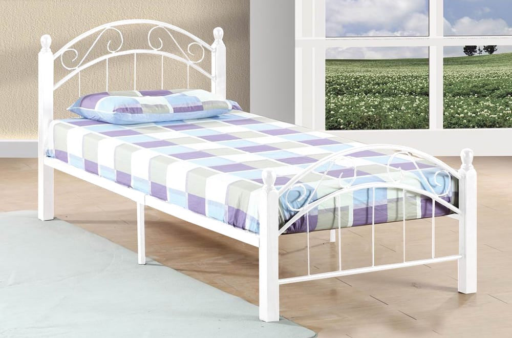 Platform metal bed frame