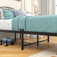 Platform metal bed frame