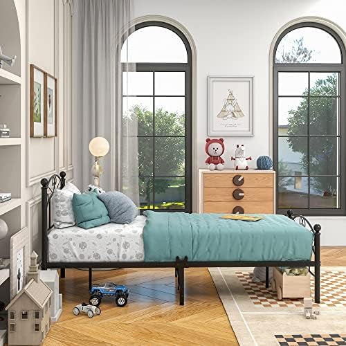 Platform metal bed frame